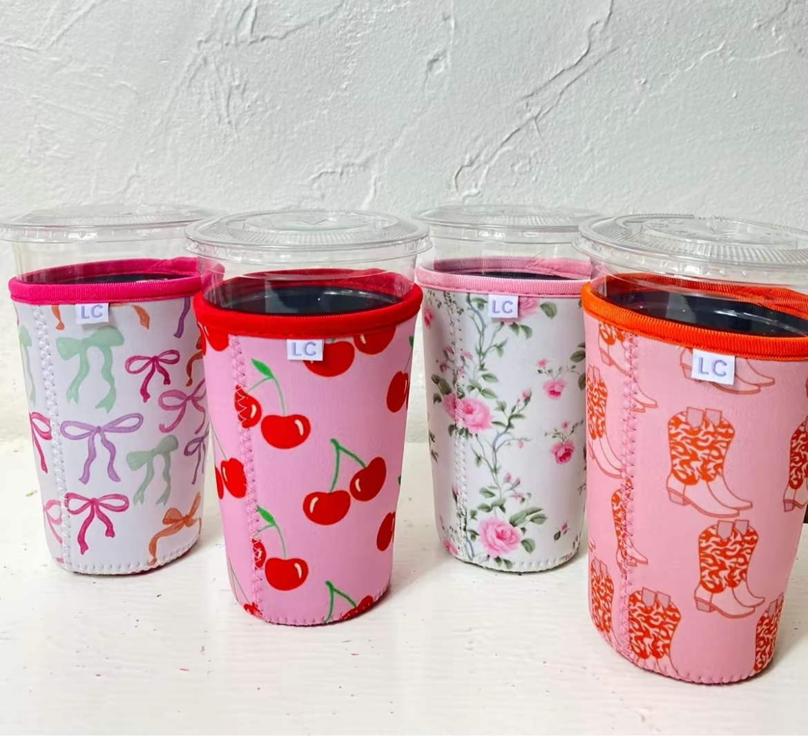 Iced Coffee Coozies 24oz