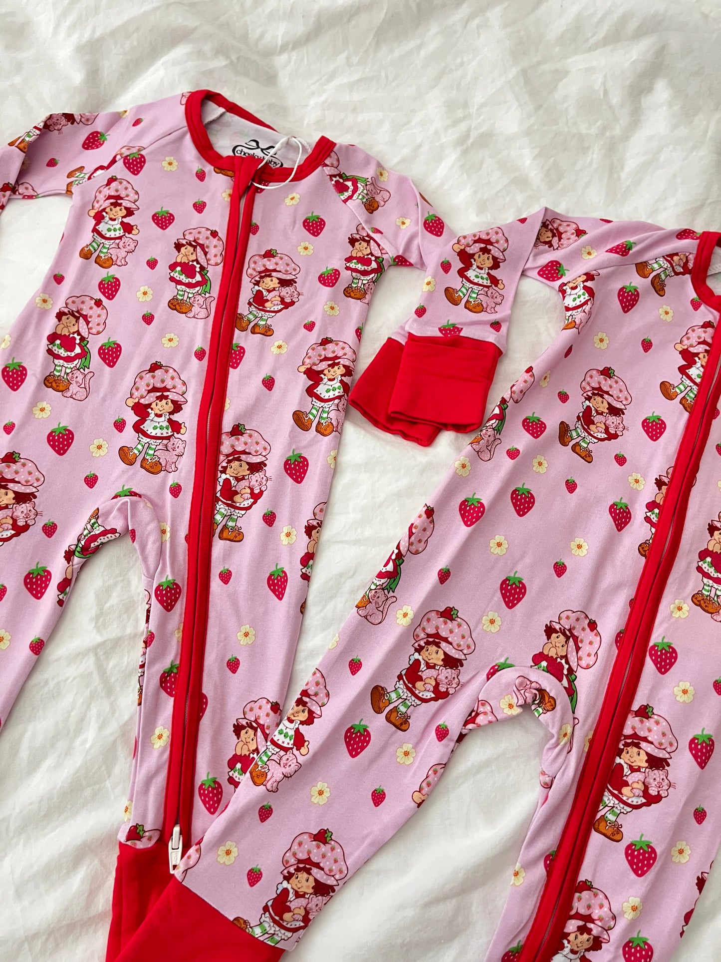 Strawberry Shortcake Bamboo Onesie